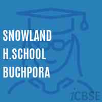 Snowland H.School Buchpora Logo