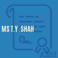 Ms T.Y .Shah Middle School Logo