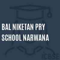 Bal Niketan Pry School Narwana Logo