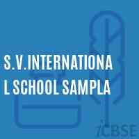 S.V.International School Sampla Logo