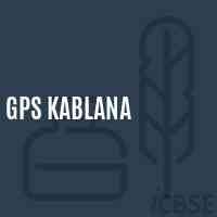 Gps Kablana Primary School Logo