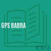 Gps Babra Primary School Logo