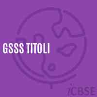 Gsss Titoli High School Logo