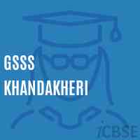 Gsss Khandakheri High School Logo