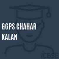 Ggps Chahar Kalan Primary School Logo