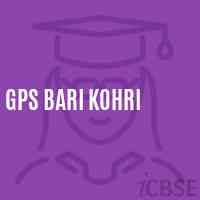 Gps Bari Kohri Primary School Logo
