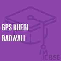 Gps Kheri Raowali Primary School Logo
