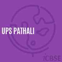 Ups Pathali Middle School Logo
