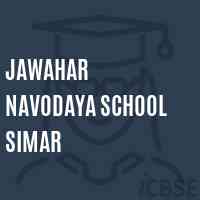 Jawahar Navodaya School Simar Logo