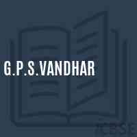 G.P.S.Vandhar Primary School Logo