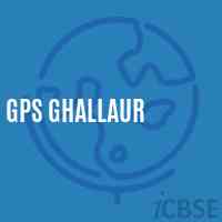 Gps Ghallaur Primary School Logo