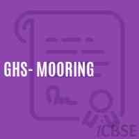 Ghs- Mooring Secondary School Logo