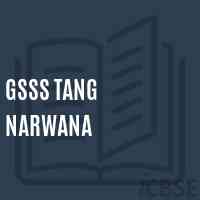 Gsss Tang Narwana High School Logo