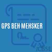 Gps Beh Mehsker Primary School Logo