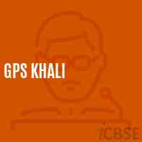 Gps Khali Primary School Logo