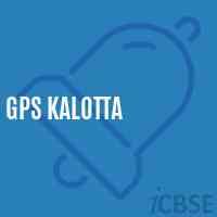 Gps Kalotta Primary School Logo