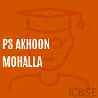 Ps Akhoon Mohalla Primary School Logo