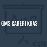 Gms Kareri Khas Middle School Logo