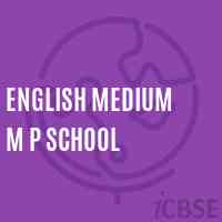 English Medium M P School Logo