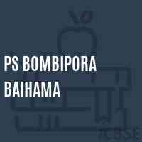Ps Bombipora Baihama Primary School Logo