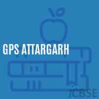 Gps Attargarh Primary School Logo