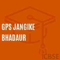 Gps Jangike Bhadaur Primary School Logo