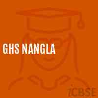 Ghs Nangla Secondary School Logo