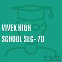 Vivek High School Sec- 70 Logo