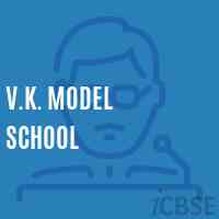 V.K. Model School Logo
