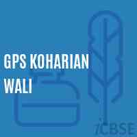 Gps Koharian Wali Primary School Logo