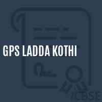 Gps Ladda Kothi Primary School Logo