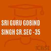 Sri Guru Gobind Singh Sr.Sec -35 Senior Secondary School Logo