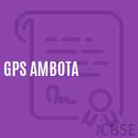 Gps Ambota Primary School Logo