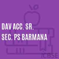 Dav Acc. Sr. Sec. Ps Barmana Senior Secondary School Logo