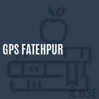 Gps Fatehpur Primary School Logo