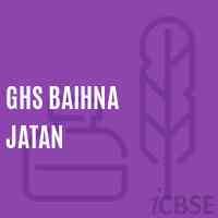 Ghs Baihna Jatan Secondary School Logo