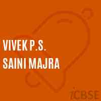 Vivek P.S. Saini Majra Senior Secondary School Logo