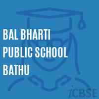 Bal Bharti Public School Bathu Logo