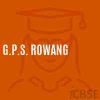 G.P.S. Rowang Primary School Logo