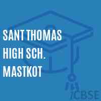 Sant Thomas High Sch. Mastkot Secondary School Logo