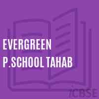 Evergreen P.School Tahab Logo