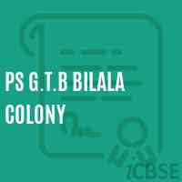 Ps G.T.B Bilala Colony Primary School Logo