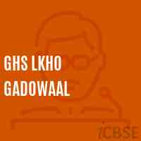 Ghs Lkho Gadowaal Secondary School Logo