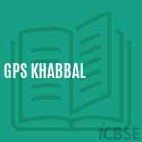 Gps Khabbal Primary School Logo
