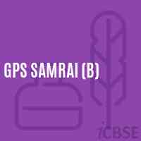 Gps Samrai (B) Primary School Logo