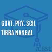 Govt. Pry. Sch. Tibba Nangal Primary School Logo