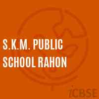 S.K.M. Public School Rahon Logo