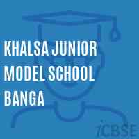 Khalsa Junior Model School Banga Logo