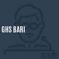 Ghs Bari Secondary School Logo