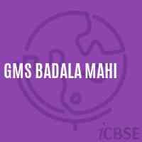 Gms Badala Mahi Middle School Logo